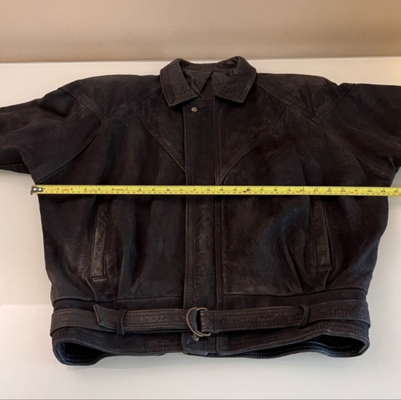 Vintage Soft Leather Jacket- Sz. Lg - Picture 14 of 15